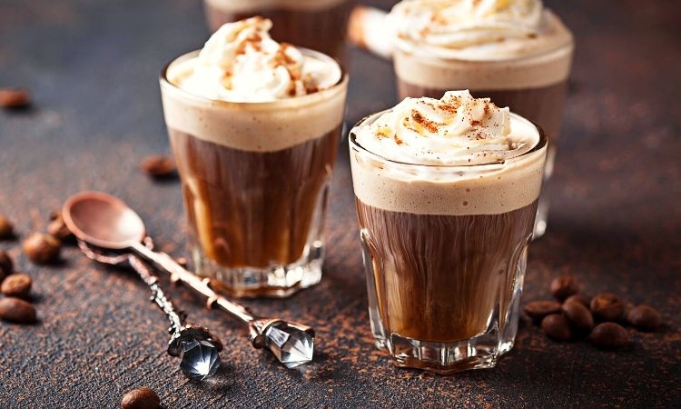 Coffee with Whipped Heavy Cream