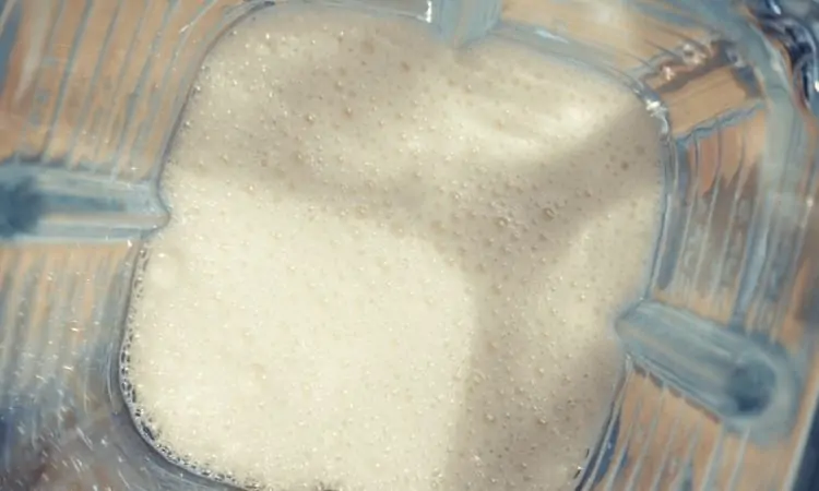 blender with milk