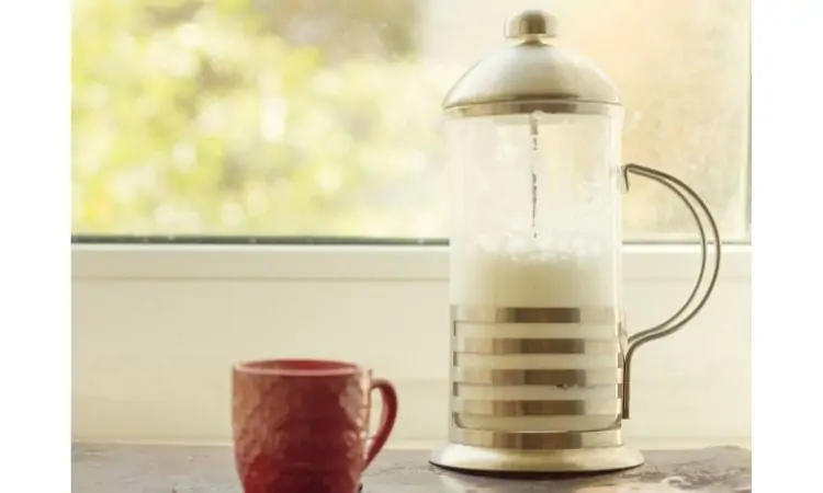 making cold foam with French press