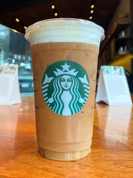 Starbucks Cold Brew Venti with Milk and Sweet Vanilla Cold Foam