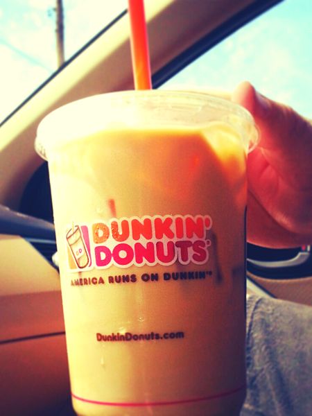 Dunkin' Donuts iced coffee