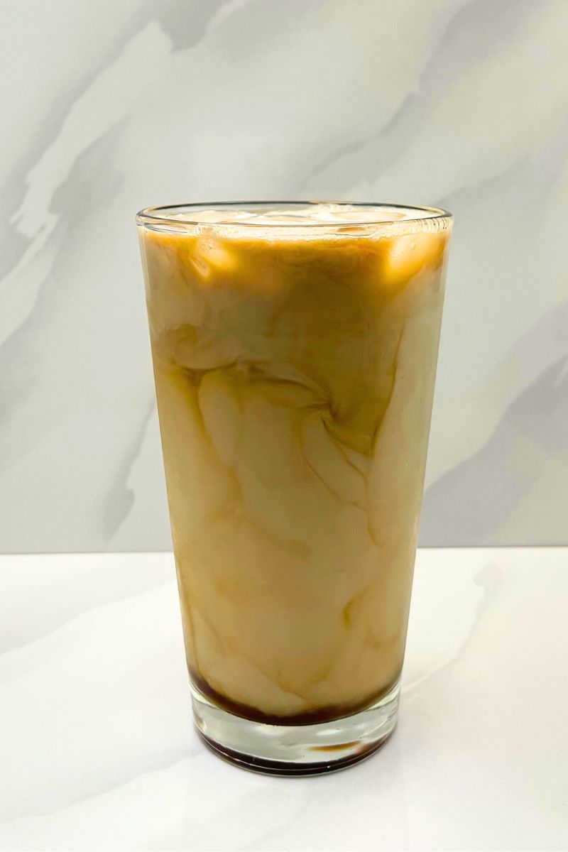 Vanilla Hazelnut Iced Coffee Drink