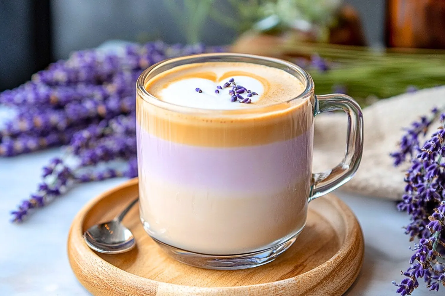 Lavender Honey Latte